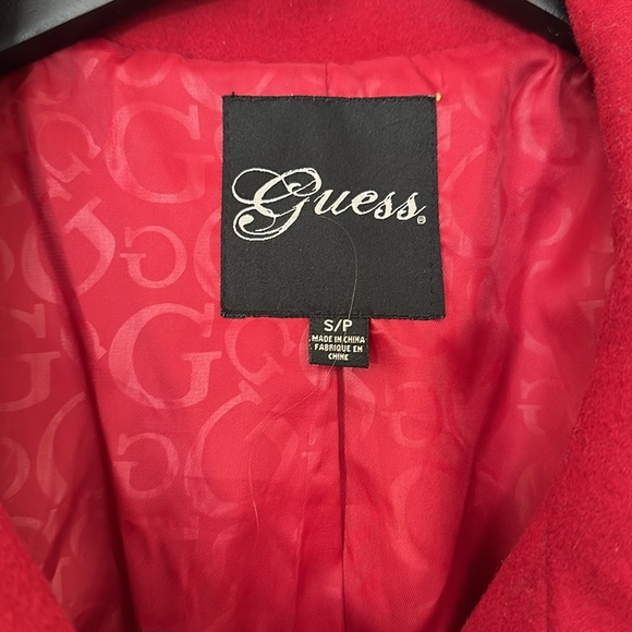 Guess Wool Trench Coat, Small - Picture 4 of 8